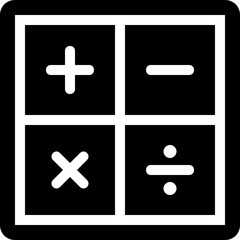 Math Symbols Vector Icon