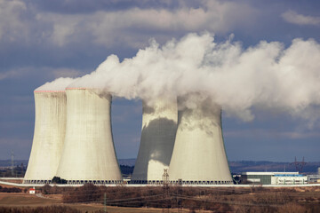 Nuclear power station Dukovany, Vysocina region, Czech republic