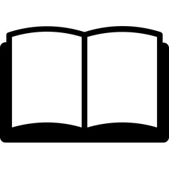 Open Book Vector Icon