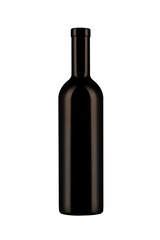 wine bottle isolated