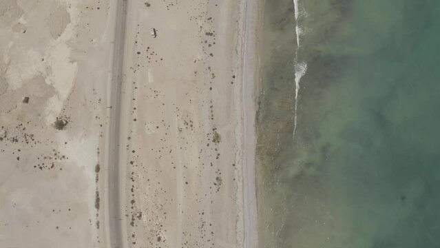 Aerial, Coastline At Hasik, East Coast, Oman