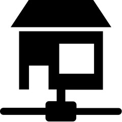 Home Network Vector Icon