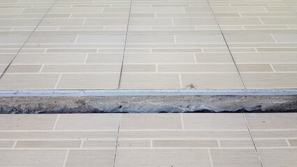 The walkway that collapsed until it broke apart.