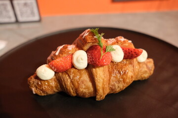 grilled meat with vegetables