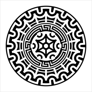 recommend clip art: Polynesian Style Circular Shape Tattoo M_2209038