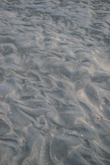waves on the black beach