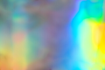 Obraz premium Abstract rainbow holographic background for futuristic design