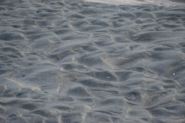 waves on the beach at summer