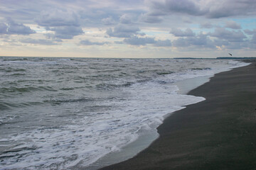 waves on the sea beach
