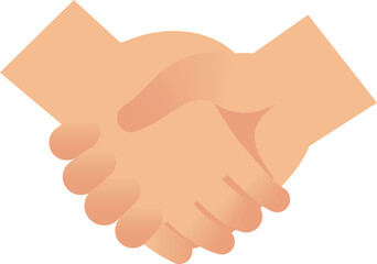 Handshake icon. Agreement sign. Partnership hand gesture