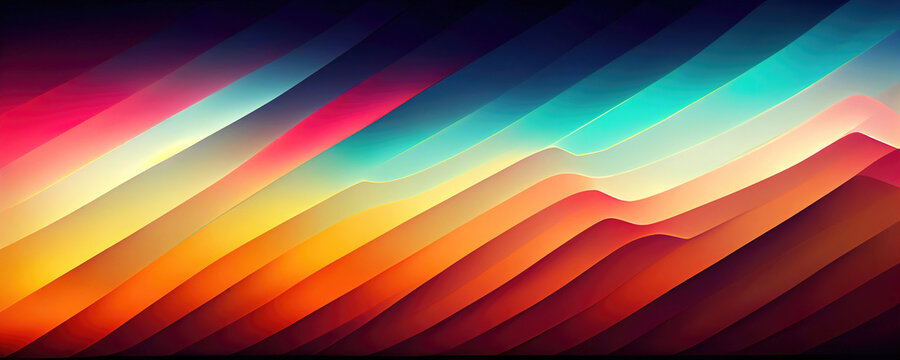 Colorful abstract lines wallpaper background texture