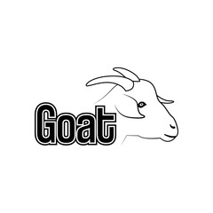 Goat logo vector art and graphics