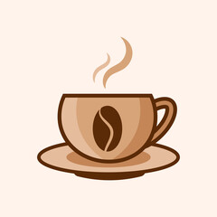 coffee cup brown icon