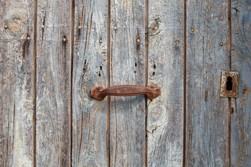 old rusty door