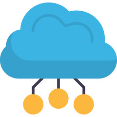 Digital Cloud Icon