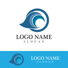 Wave beach vector illustration design