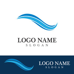 Wave beach vector illustration design