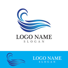 Wave beach vector illustration design