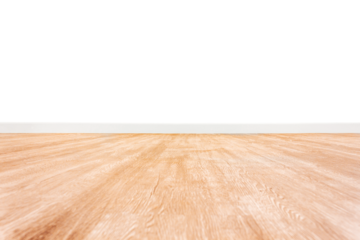 Wood floor with transparent wall background room