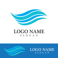 Wave beach vector illustration design