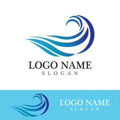 Wave beach vector illustration design