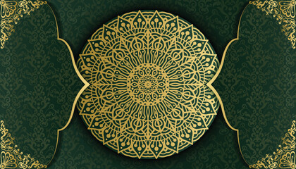 Gorgeous beautiful Arabesque style luxury ornamental greeting card. Arabesque style decorative mandala background. Invitation, Wedding card, Diwali, India, Indian, Arabic, Damask, Turkish, Turkish 
