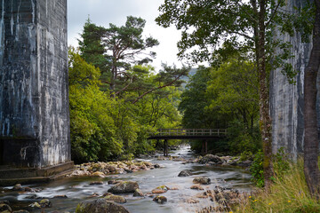 The river Finnan near Glenfinnan in the Scottish highlands