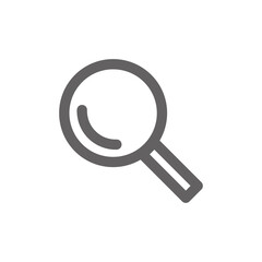 magnifying glass icon. Perfect for online shopping website or user interface applications. vector sign and symbol