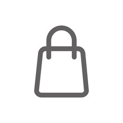 shopping bag icon. Perfect for online shopping website or user interface applications. vector sign and symbol