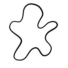 Obraz premium Abstract modern blob shape background