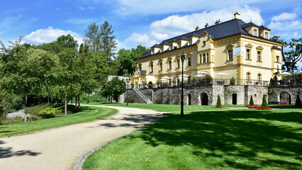 castle in village Sobotin in Jeseniky ,Czech republic