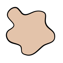 Abstract modern blob shape background