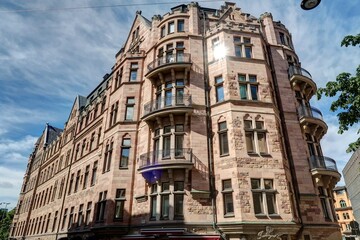 centre ville de Stockholm, capitale de la suède