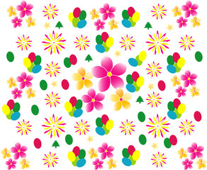 seamless floral pattern, paper, disignner, background, arts, colours, yellow 