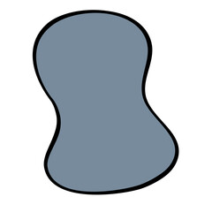 Abstract modern blob shape background