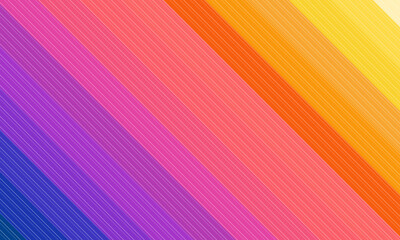 Sunset of Summer art line template background vector design.