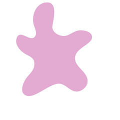 Abstract modern blob shape background