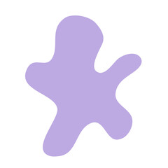 Abstract modern blob shape background