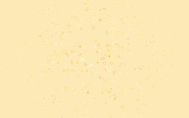 Light Red vector template with circles.