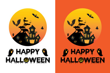 Halloween T-Shirt Design Template
