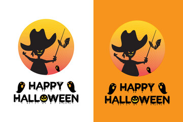 Halloween T-Shirt Design Template