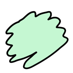 Abstract naive minimalist shape bacground