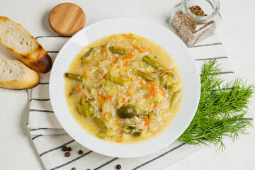 Polish vegetable soup
