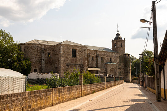 Church of the Monastery of Saint Mary of Carracedo in Carracedelo, El Bierzo, Spain