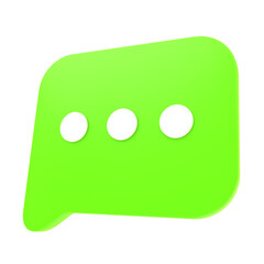 3D icon messaging app