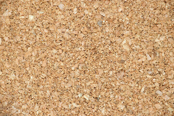 Brown yellow color of cork board textured background with blank copy space