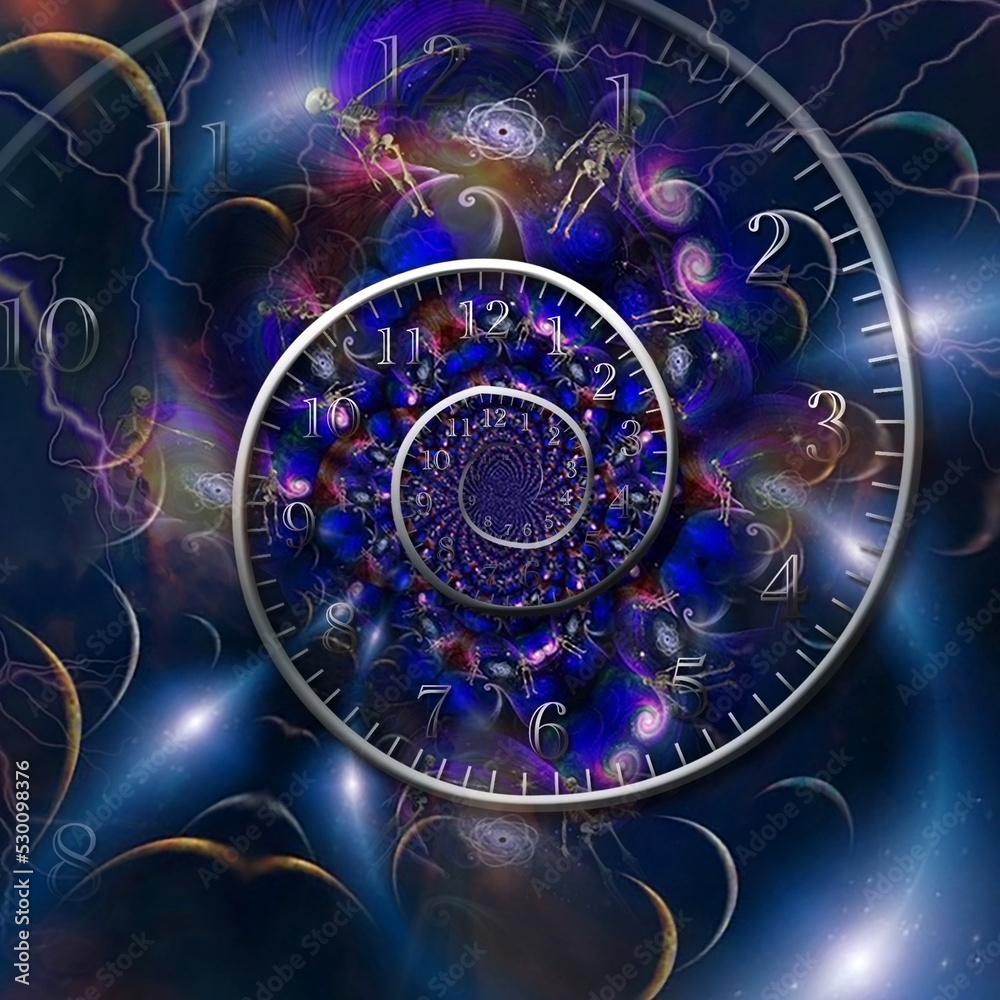 Canvas Prints spiral of time inside planetary fractal