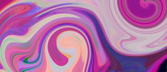 Fototapeta premium abstract background with pink purple water colour digitally made swirling into each other liquid paint