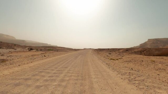 Driving The Dirt Tracks Through The Deserts Of Oman