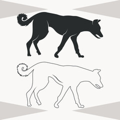 Dog  SVG Cut File